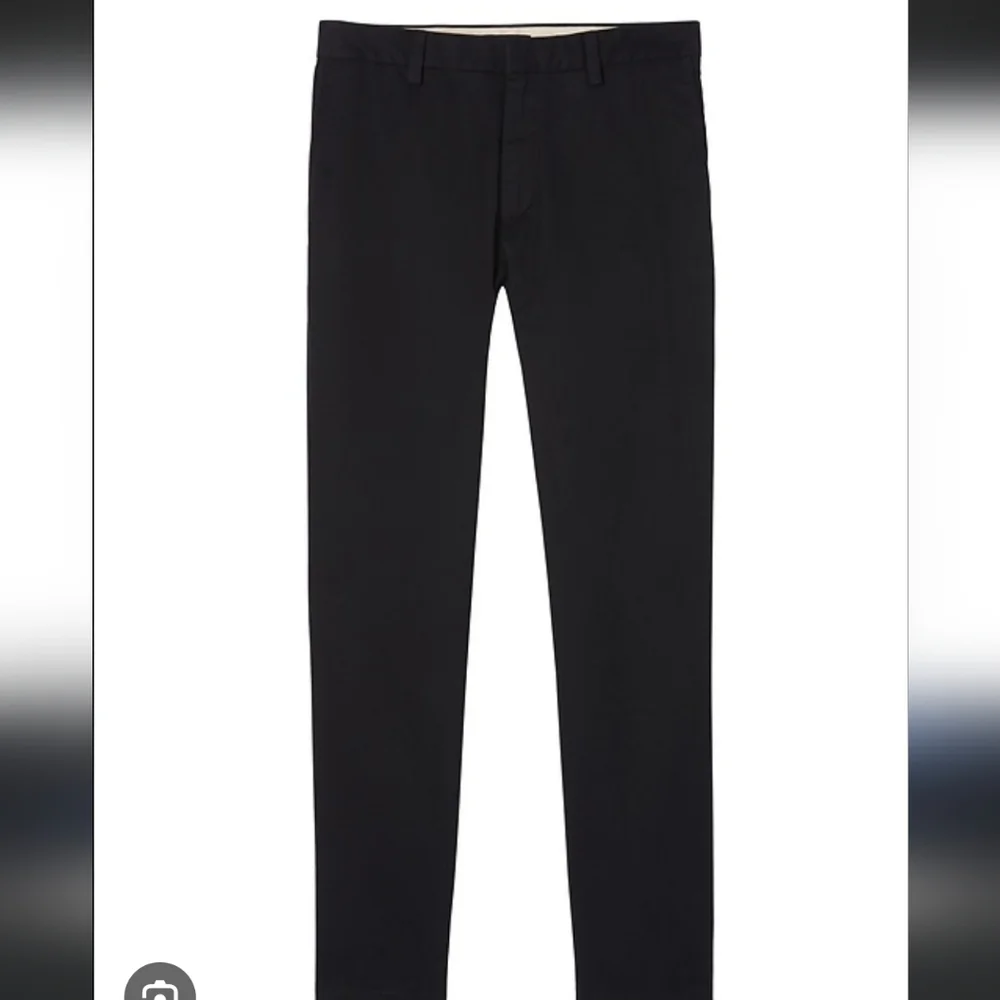 Banana Republic Black Emerson Chino 36 Inch Inseam